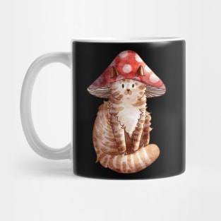 Toadstool Mushroom Cat Mug